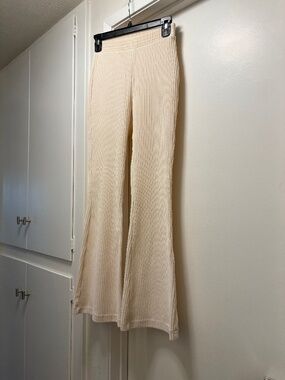 Aerie ribbed velour flare lounge pants - size XS short